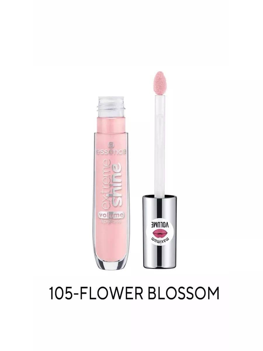 Блеск для губ Extreme Shine Volume Lipgloss, 105 Flower Blossom нежная роза с ментолом 2