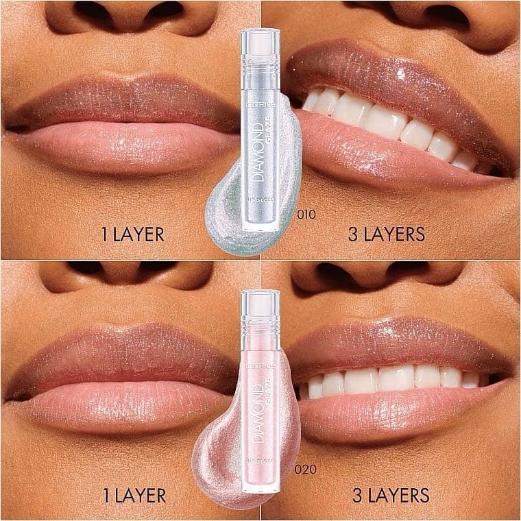Блеск для губ мерцающий Diamond Glaze Lip Gloss, 010 Bubbles 'N' Troubles, 3 мл 4