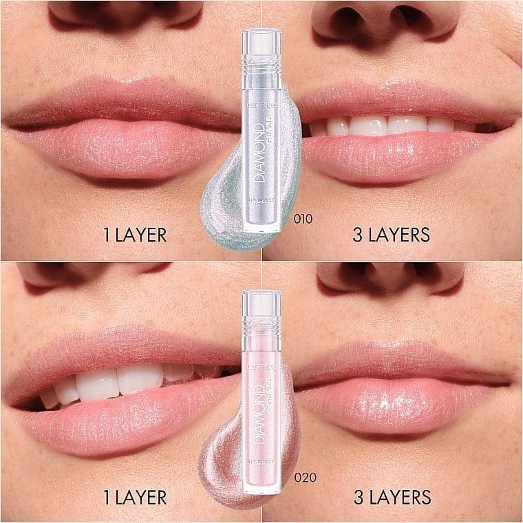 Блеск для губ мерцающий Diamond Glaze Lip Gloss, 010 Bubbles 'N' Troubles, 3 мл 5
