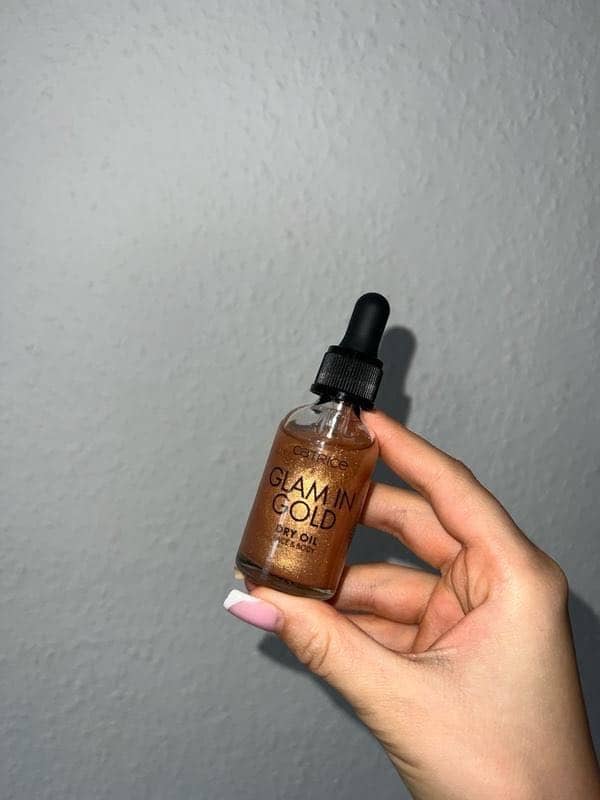Масло для лица и тела с шиммером Catrice Glam In Gold 30 мл 4