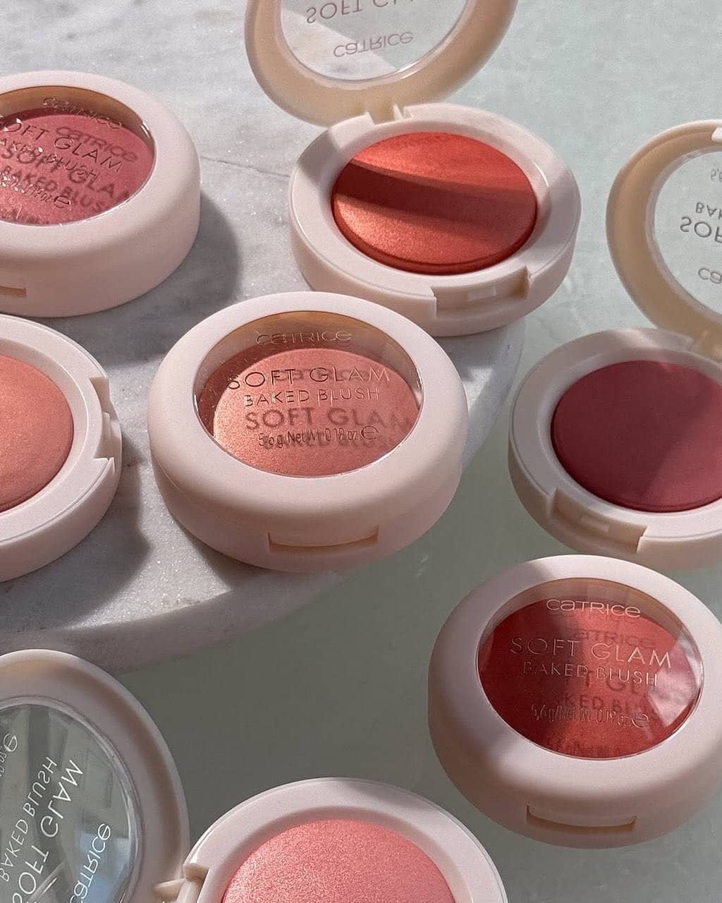 Румяна запеченные Soft Glam Baked Blush, 020 Peachy Breeze 10