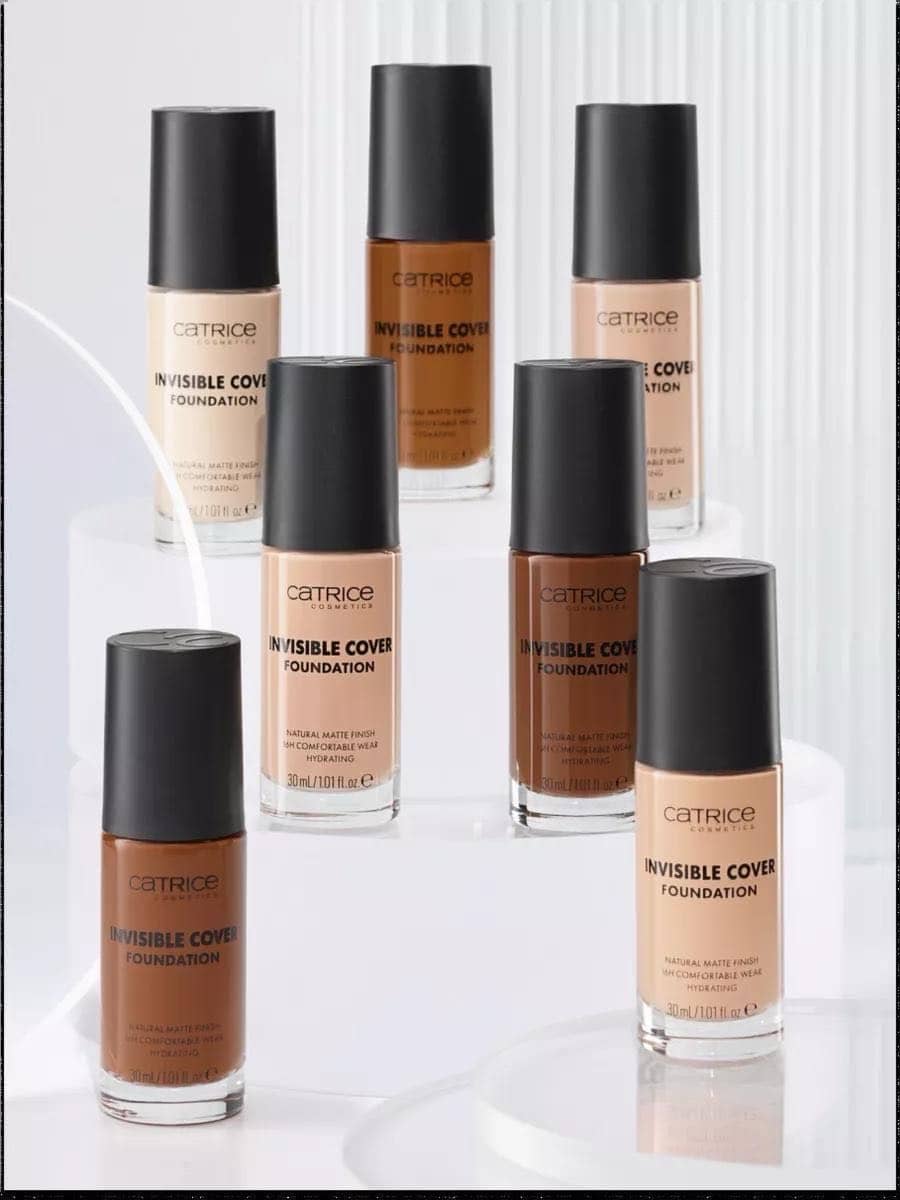 Тональная основа Invisible Cover Foundation, 035C, 30 мл 4