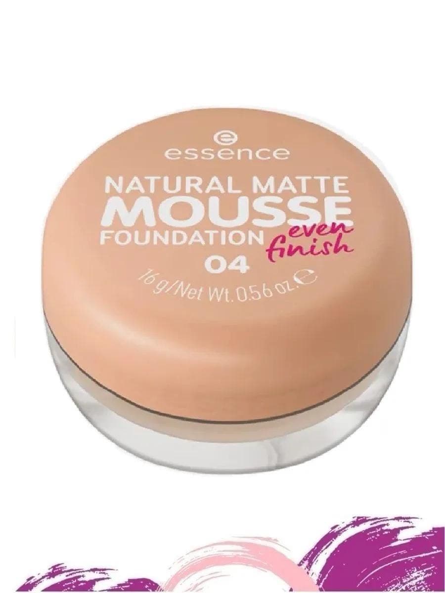 Тональная основа мусс Natural Matte Mousse Foundation, 04