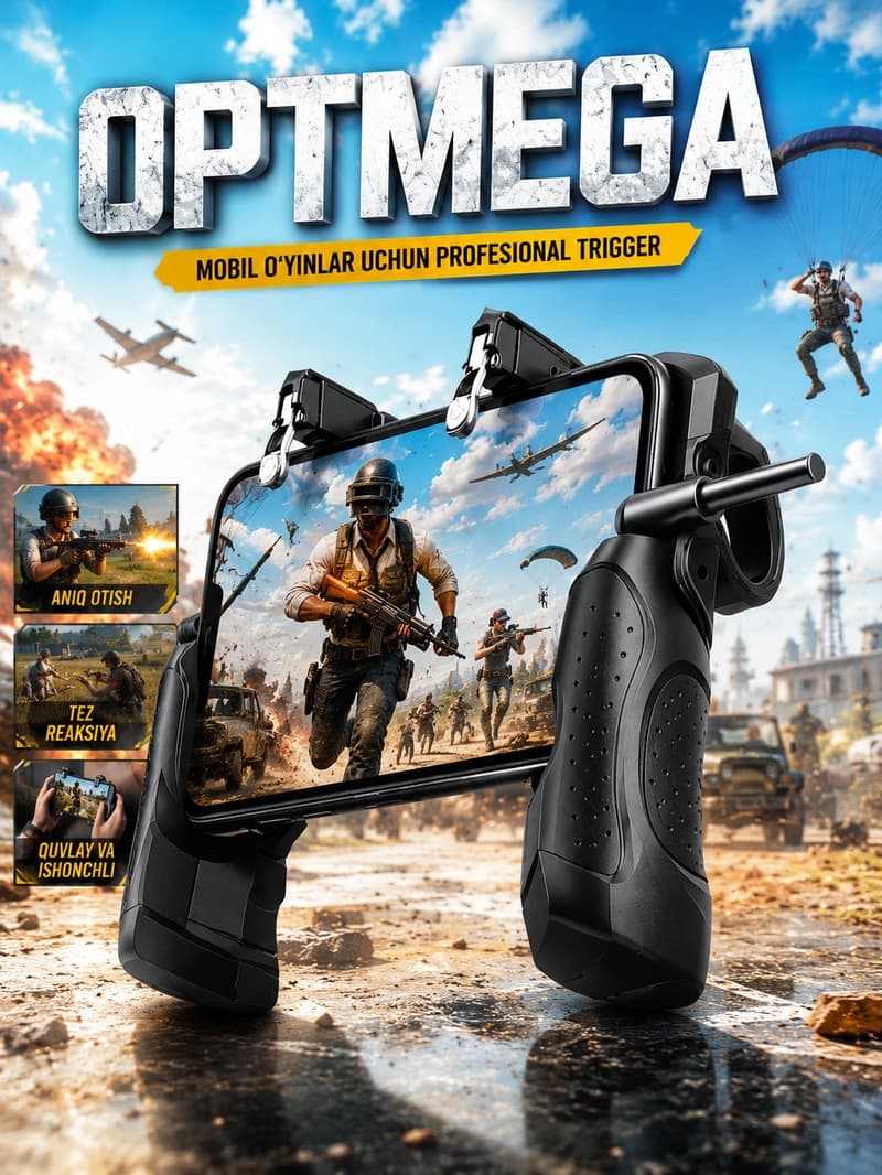 Триггеры для игр PUBG, Free Fire, Standoff + перчатки в подарок