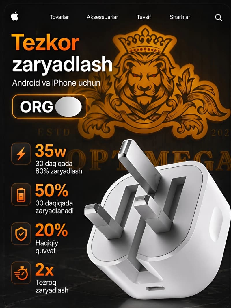 Зарядное устройство для iPhone, быстрая зарядка 20 Вт, с кабелем Type-C —Type-C