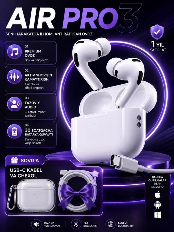 Беспроводные наушники A Pods Pro, Pods Pro, наушники для iPhone и Android